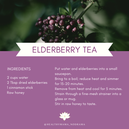 Elderberry tea
