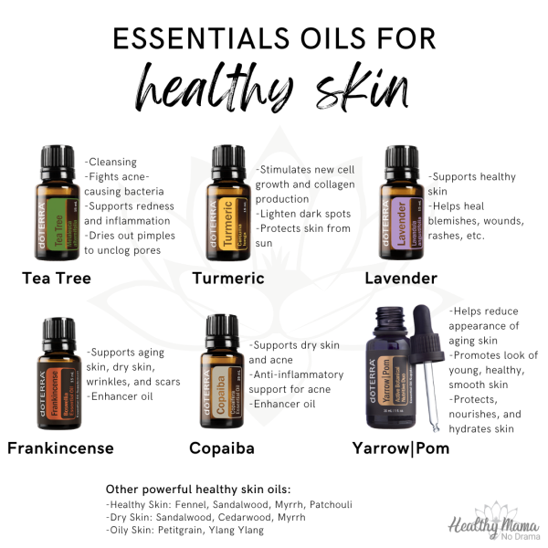 Essentials oils for healthy skin