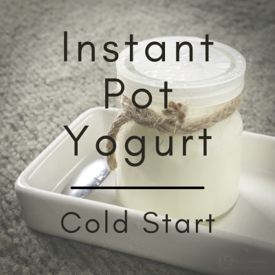 IP yogurt cold start