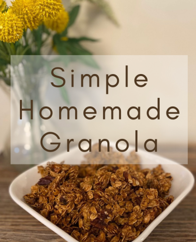 Simple Homemade Granola-b
