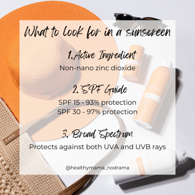 what to look for in sunscreen